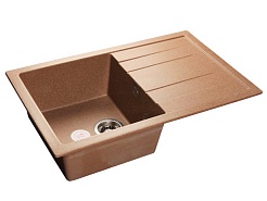 Granfest Мойка кухонная Quadro GF-Q780L Терракот – фотография-1